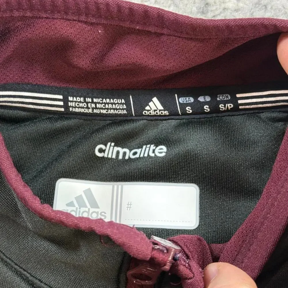 Adidas texas am aggies 14Adidas Texas A&M Aggies 1/4 Zip Pullover Jacket small